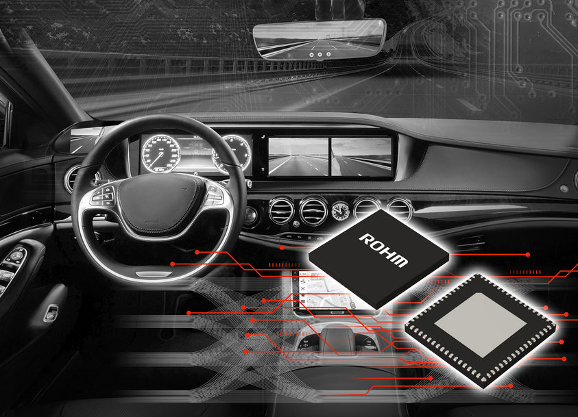 I nuovi circuiti integrati SerDes di ROHM per sistemi multi-display destinati al settore automotive semplificano la trasmissione di immagini